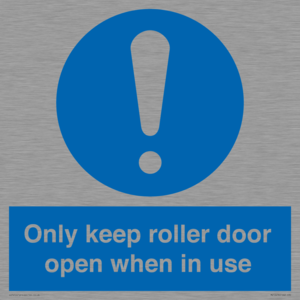 MV10478: Only keep roller door open when in use