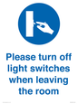 MV10484: Please turn off light switches when leaving the room
