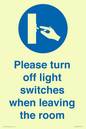 MV10484: Please turn off light switches when leaving the room