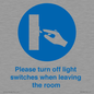 MV10484: Please turn off light switches when leaving the room