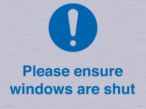 MV10488: Please ensure windows are shut