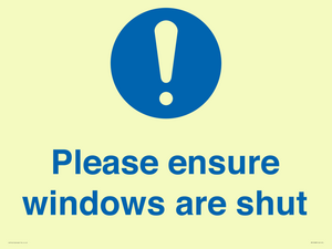 MV10488: Please ensure windows are shut