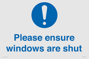 MV10488: Please ensure windows are shut