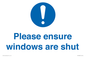MV10488: Please ensure windows are shut
