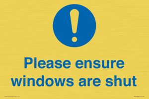 MV10488: Please ensure windows are shut
