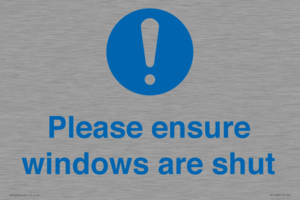 MV10488: Please ensure windows are shut
