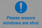 MV10488: Please ensure windows are shut