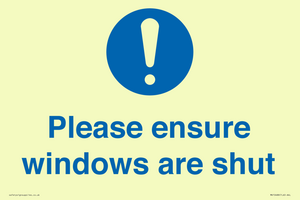 MV10488: Please ensure windows are shut