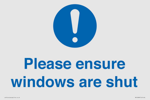 MV10488: Please ensure windows are shut