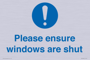 MV10488: Please ensure windows are shut