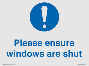 MV10488: Please ensure windows are shut