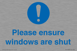 MV10488: Please ensure windows are shut