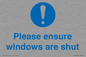 MV10488: Please ensure windows are shut