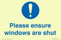 MV10488: Please ensure windows are shut