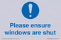 MV10488: Please ensure windows are shut