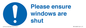 MV10488: Please ensure windows are shut