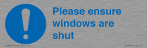 MV10488: Please ensure windows are shut