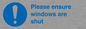 MV10488: Please ensure windows are shut