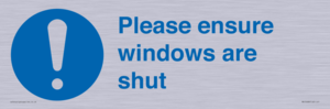 MV10488: Please ensure windows are shut