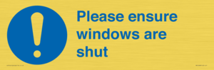 MV10488: Please ensure windows are shut
