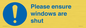 MV10488: Please ensure windows are shut