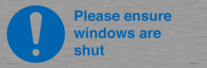 MV10488: Please ensure windows are shut