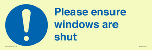 MV10488: Please ensure windows are shut