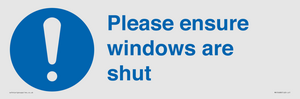 MV10488: Please ensure windows are shut