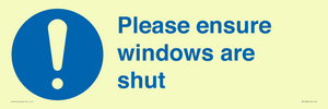 MV10488: Please ensure windows are shut