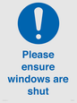 MV10488: Please ensure windows are shut