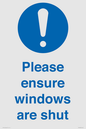 MV10488: Please ensure windows are shut