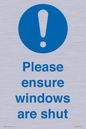 MV10488: Please ensure windows are shut