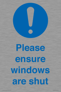 MV10488: Please ensure windows are shut