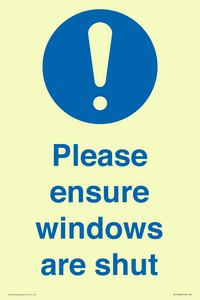 MV10488: Please ensure windows are shut