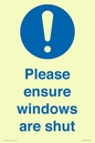 MV10488: Please ensure windows are shut