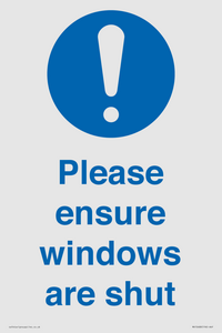 MV10488: Please ensure windows are shut