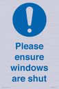 MV10488: Please ensure windows are shut