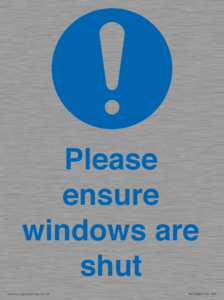 MV10488: Please ensure windows are shut