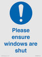 MV10488: Please ensure windows are shut