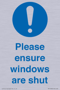 MV10488: Please ensure windows are shut