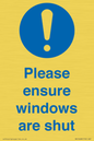 MV10488: Please ensure windows are shut