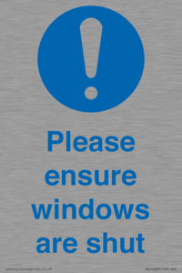 MV10488: Please ensure windows are shut