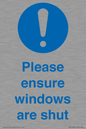 MV10488: Please ensure windows are shut