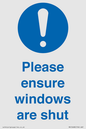 MV10488: Please ensure windows are shut