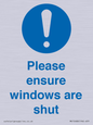 MV10488: Please ensure windows are shut