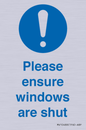 MV10488: Please ensure windows are shut