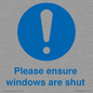 MV10488: Please ensure windows are shut