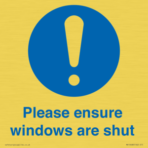MV10488: Please ensure windows are shut
