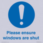MV10488: Please ensure windows are shut