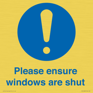 MV10488: Please ensure windows are shut